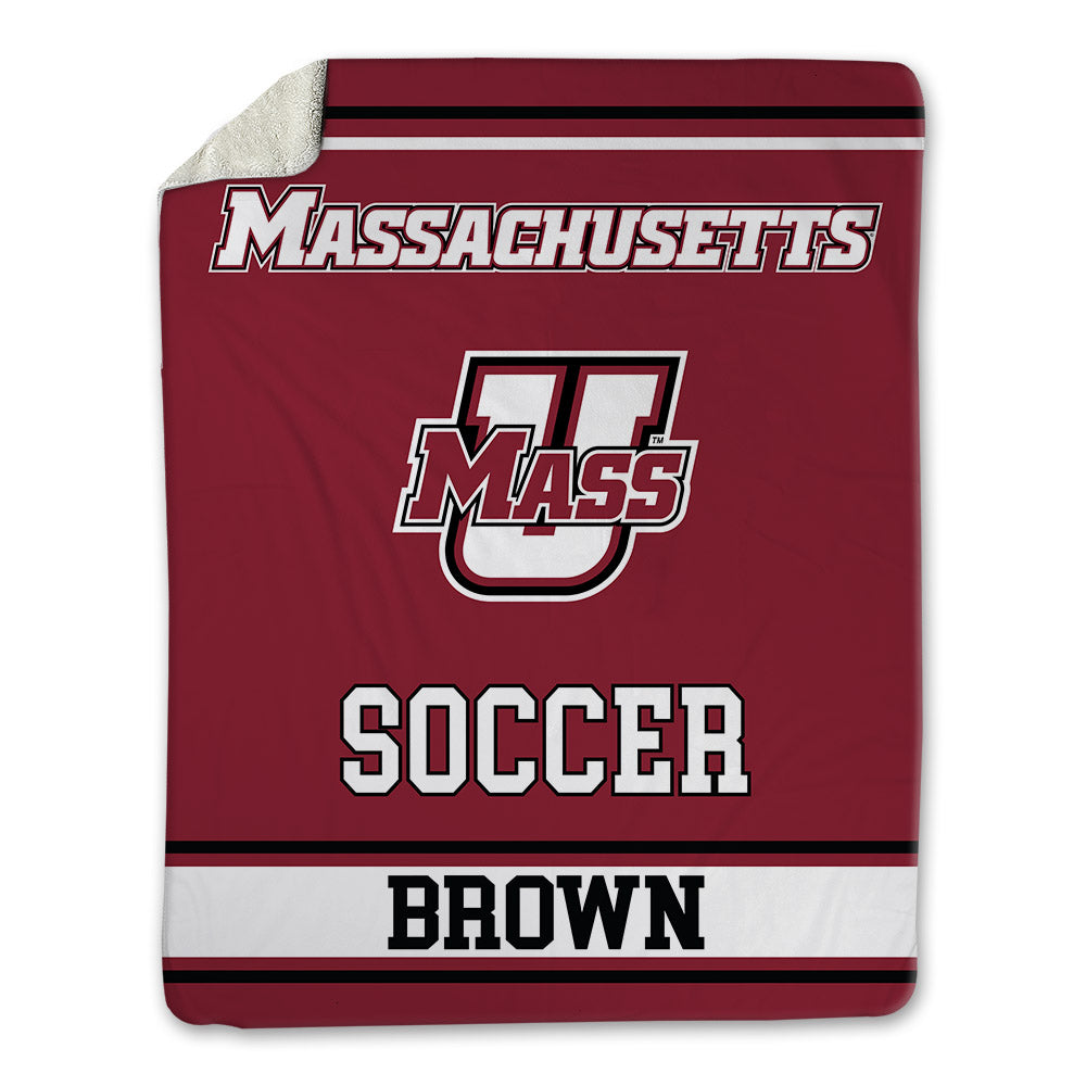 UMass - NCAA Men's Soccer : Alex Brown - Blanket-0