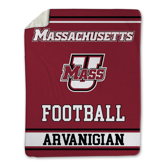 UMass - NCAA Football : Charlie Arvanigian - Blanket-0