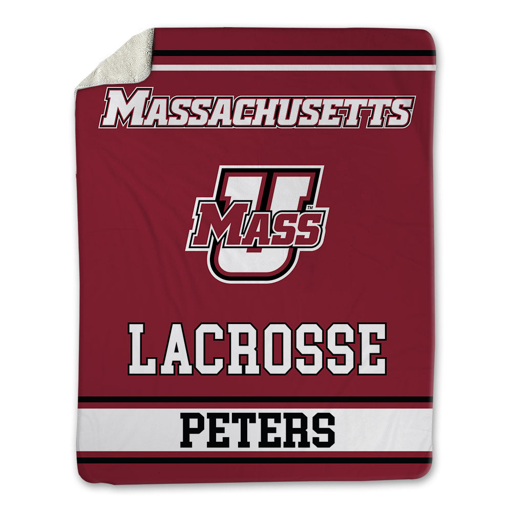 UMass - NCAA Men's Lacrosse : Jack Peters - Blanket-0