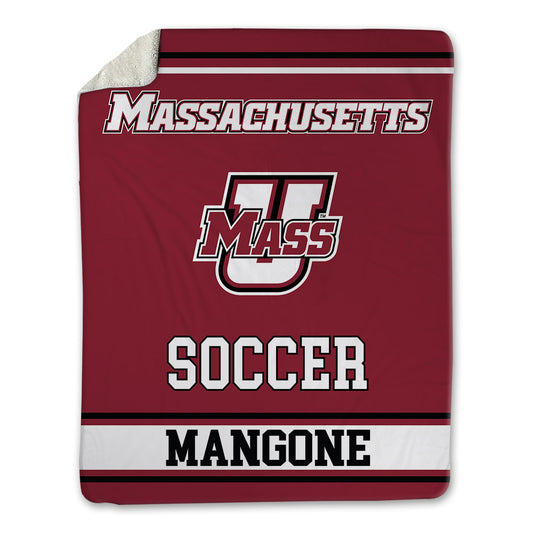 UMass - NCAA Women's Soccer : Catalina Mangone - Blanket-0