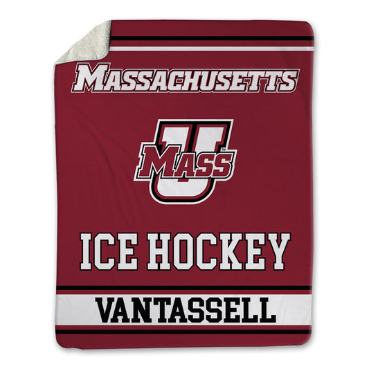 UMass - NCAA Men's Ice Hockey : Nick Vantassell - Blanket-0