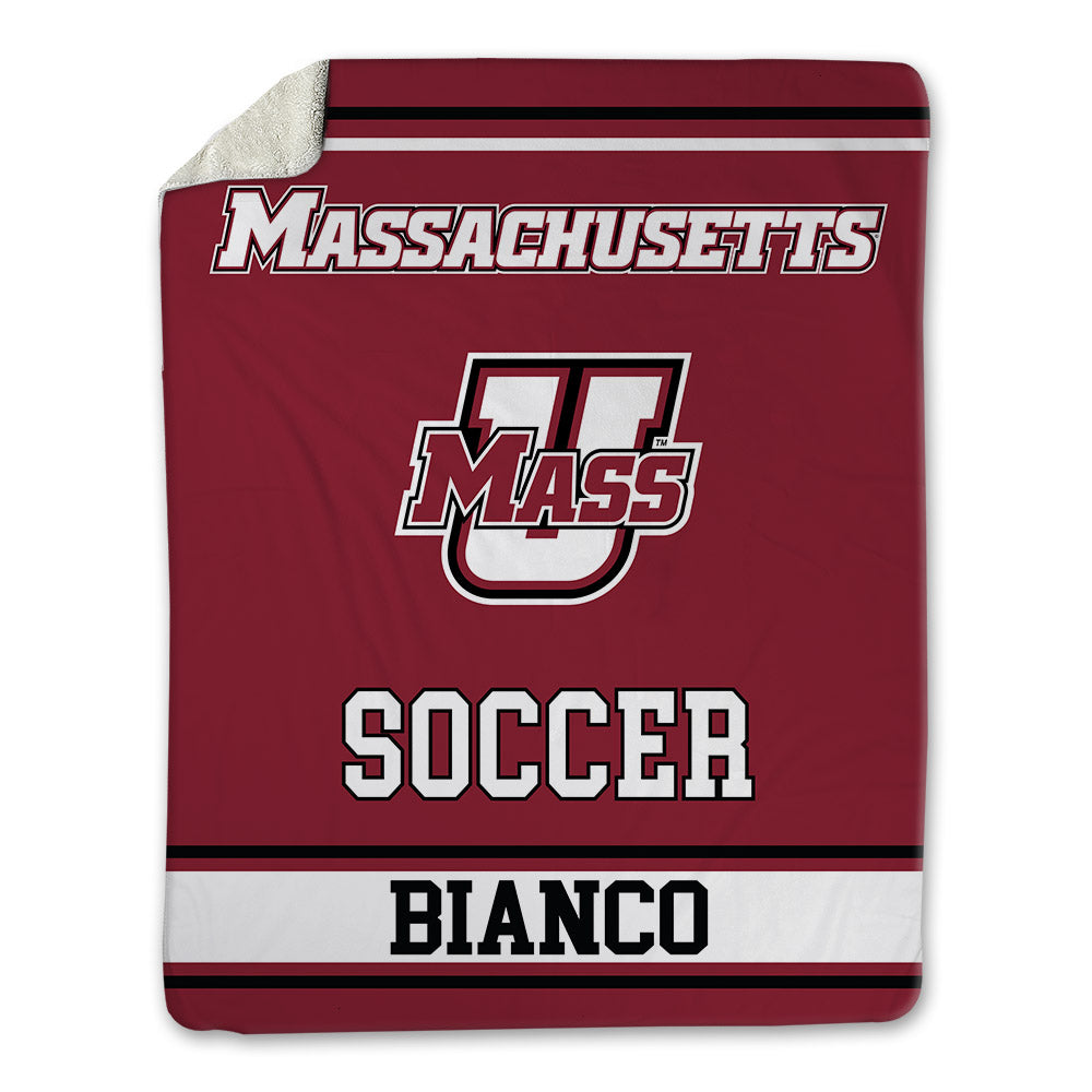 UMass - NCAA Men's Soccer : Joseph Bianco - Blanket-0
