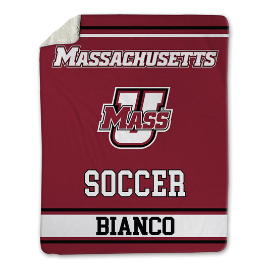 UMass - NCAA Men's Soccer : Joseph Bianco - Blanket-0