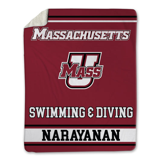 UMass - NCAA Women's Swimming & Diving : Sahana Narayanan - Blanket-0
