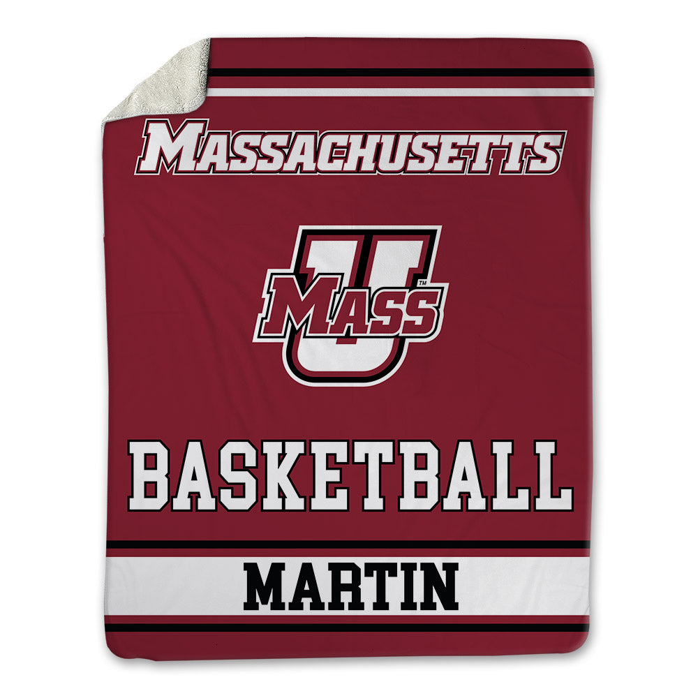 UMass - NCAA Men's Basketball : Christian Martin - Blanket-0