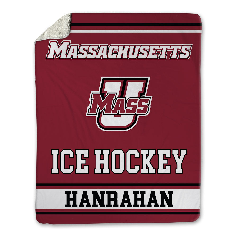 UMass - NCAA Men's Ice Hockey : Coleson Hanrahan - Blanket-0