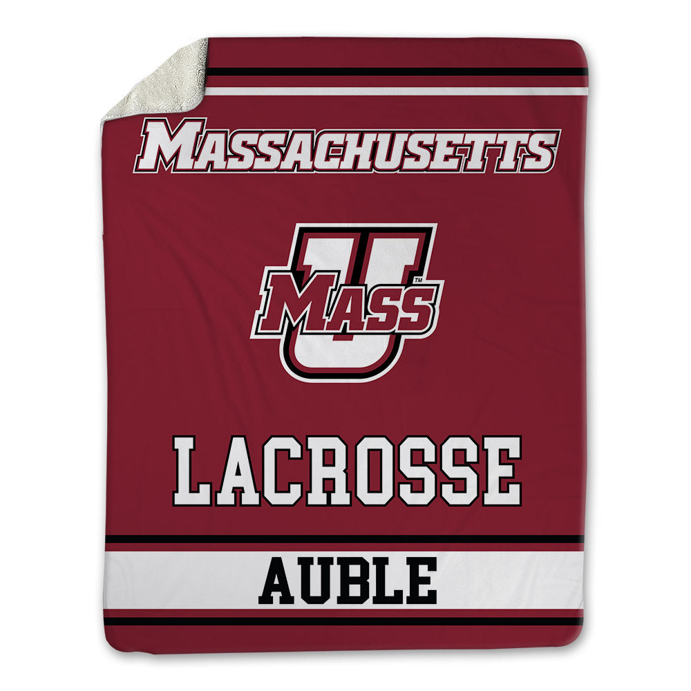 UMass - NCAA Men's Lacrosse : Zach Auble - Blanket-0