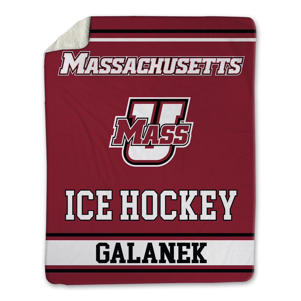 UMass - NCAA Men's Ice Hockey : Jack Galanek - Blanket-0