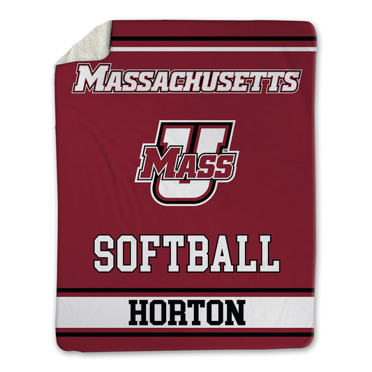 UMass - NCAA Softball : Natalee Horton - Blanket-0
