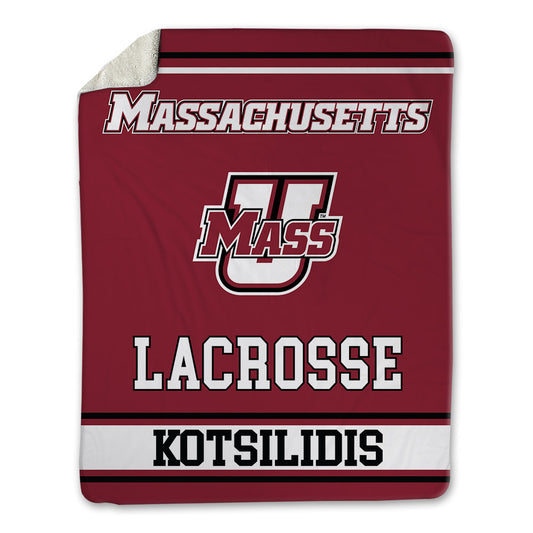 UMass - NCAA Men's Lacrosse : Max Kotsilidis - Blanket-0