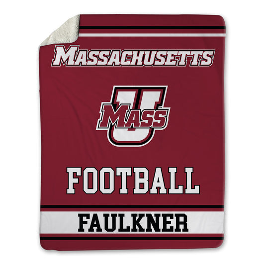 UMass - NCAA Football : Elijah Faulkner - Blanket-0