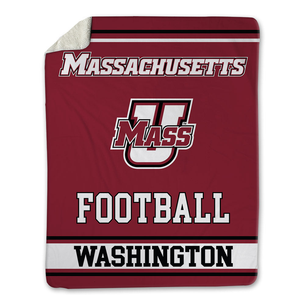 UMass - NCAA Football : Jordan Washington - Blanket-0