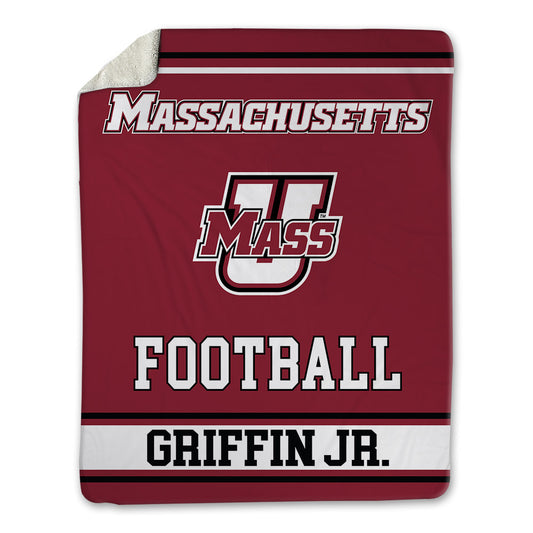 UMass - NCAA Football : Joseph Griffin Jr. - Blanket-0