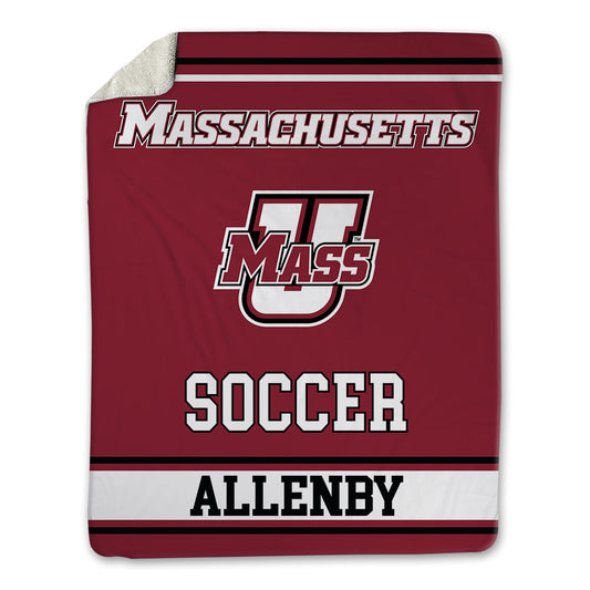 UMass - NCAA Men's Soccer : Theo Allenby - Blanket-0