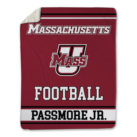 UMass - NCAA Football : Timothy Passmore Jr. - Blanket-0