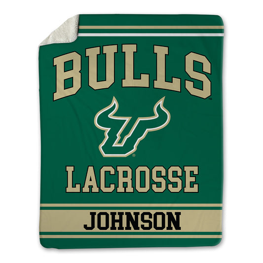 USF - NCAA Women's Lacrosse : Kalina "KJ" Johnson - Blanket-0