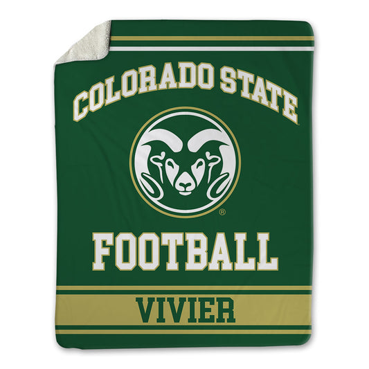 Colorado State - NCAA Football : Maxime Vivier - Blanket-0