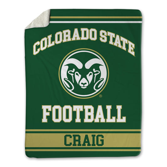 Colorado State - NCAA Football : Cavan Craig - Blanket-0