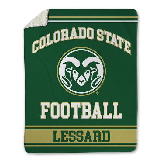 Colorado State - NCAA Football : Jordan Lessard - Blanket-0