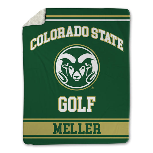 Colorado State - NCAA Men's Golf : Florentin Meller - Blanket-0