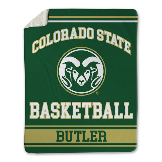 Colorado State - NCAA Men's Basketball : Jase Butler - Blanket-0
