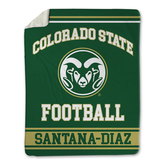 Colorado State - NCAA Football : Jermaine Santana-Diaz - Blanket-0