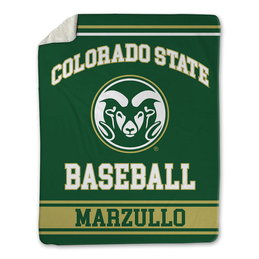 Colorado State - NCAA Baseball : Tanner Marzullo - Blanket-0