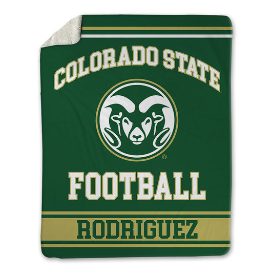 Colorado State - NCAA Football : Diego Rodriguez - Blanket-0
