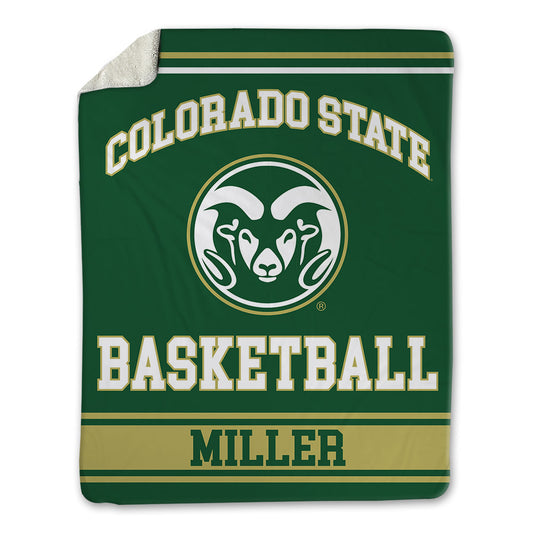 Colorado State - NCAA Men's Basketball : Amondo Miller - Blanket-0