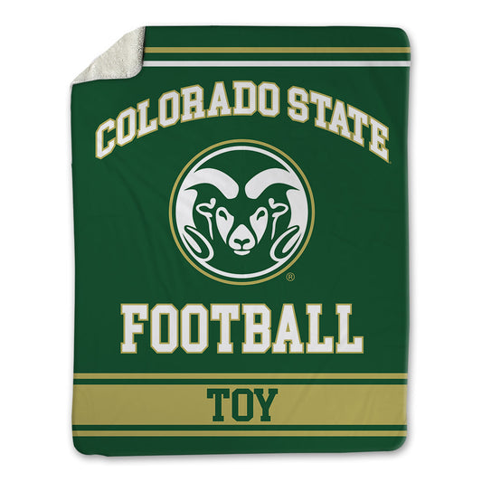 Colorado State - NCAA Football : Dominic Toy - Blanket-0