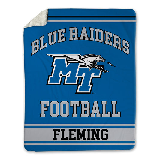 MTSU - NCAA Football : Santana Fleming - Blanket-0
