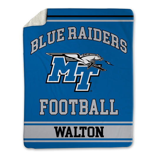 MTSU - NCAA Football : Jack Walton - Blanket-0
