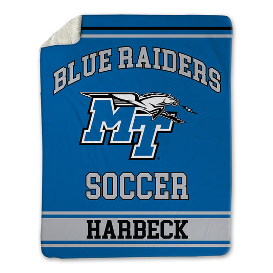 MTSU - NCAA Women's Soccer : Taylee Harbeck - Blanket-0