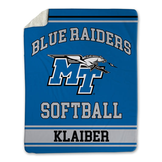 MTSU - NCAA Softball : Halle Klaiber - Blanket-0