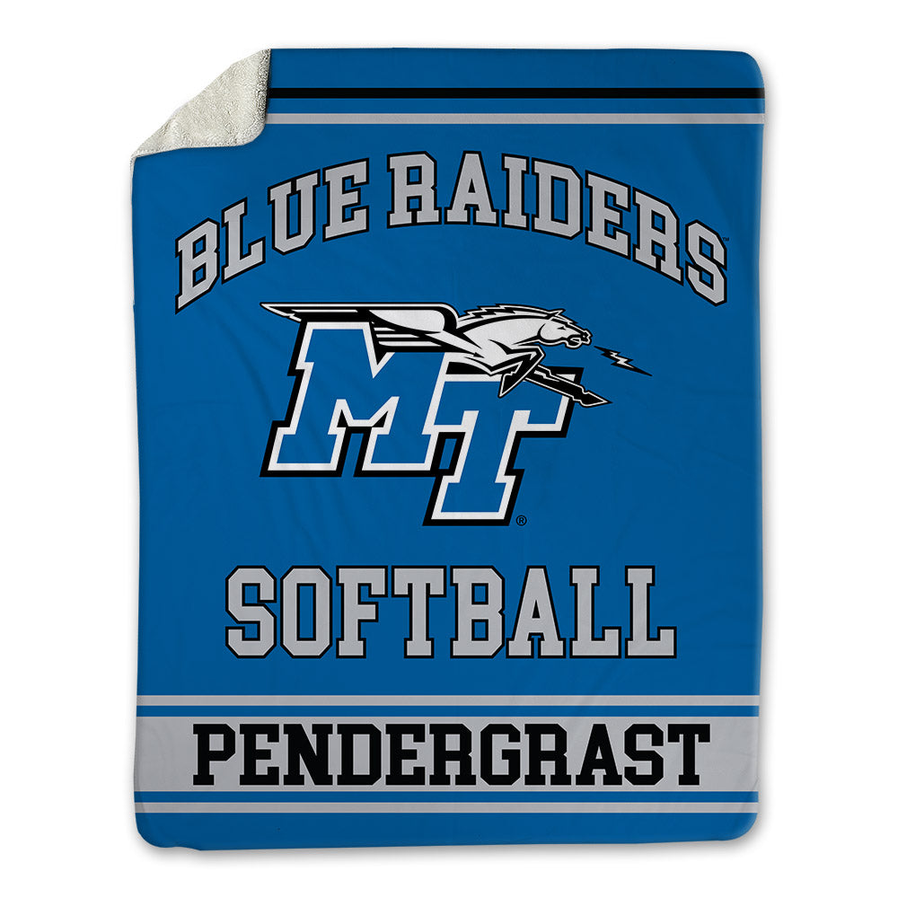 MTSU - NCAA Softball : Lilly Pendergrast - Blanket-0