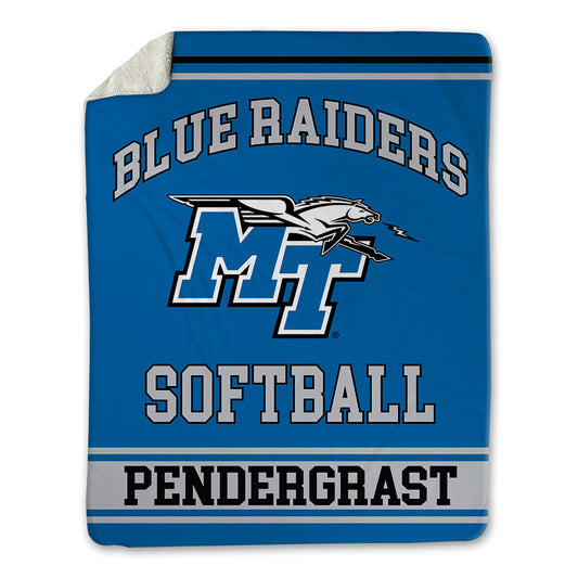 MTSU - NCAA Softball : Lilly Pendergrast - Blanket-0