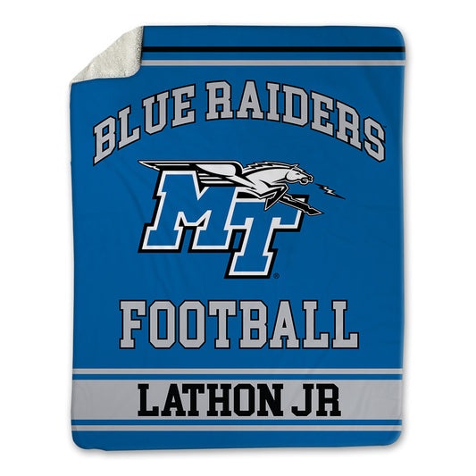 MTSU - NCAA Football : Rob Lathon Jr - Blanket-0