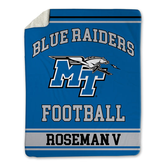 MTSU - NCAA Football : Archie Roseman V - Blanket-0