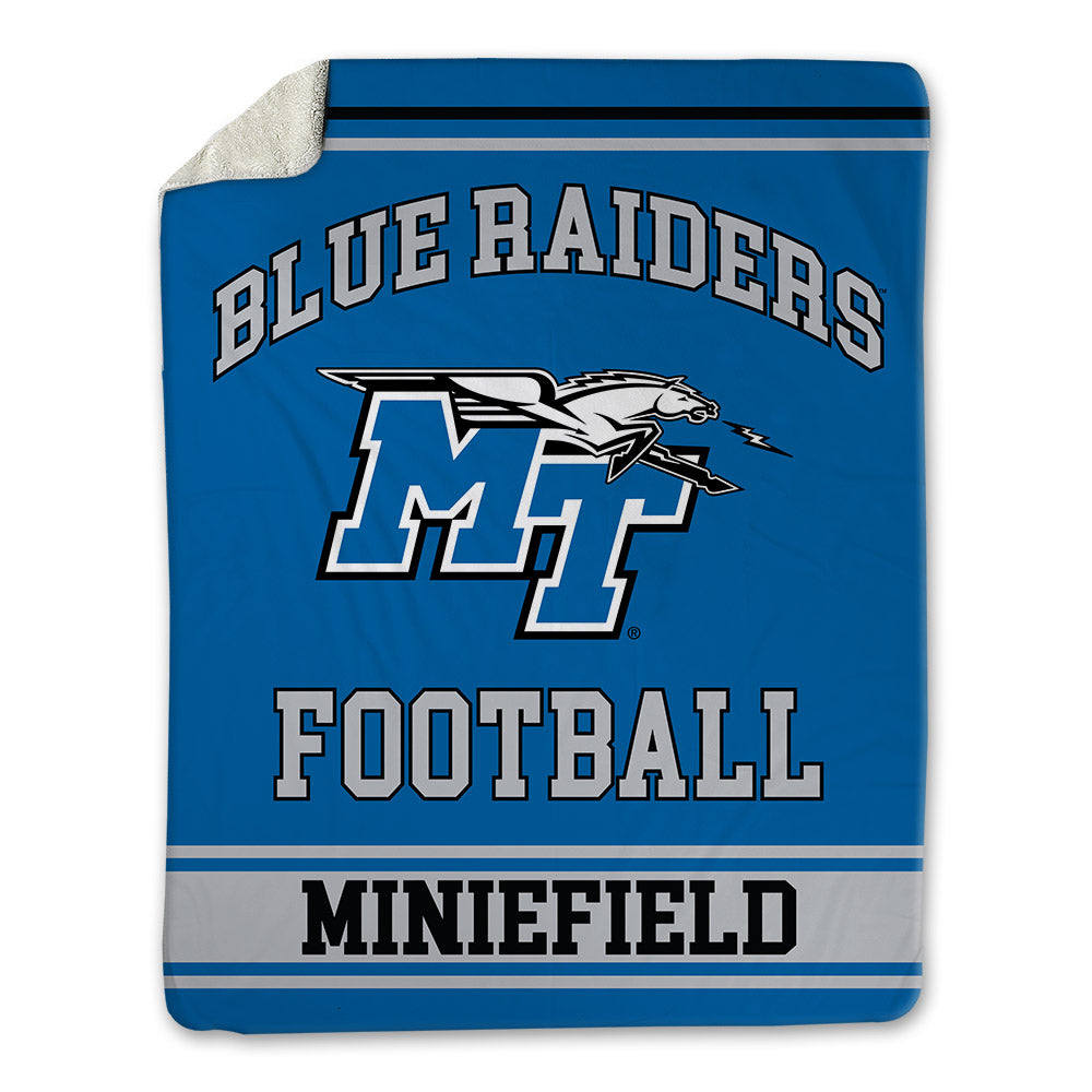 MTSU - NCAA Football : KJ Miniefield - Blanket-0