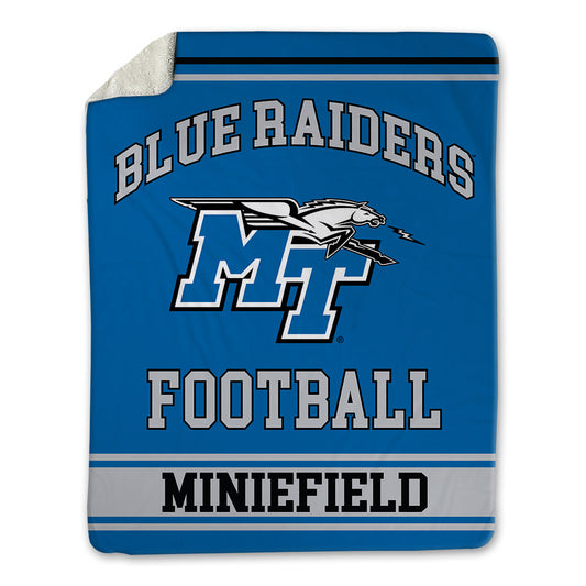 MTSU - NCAA Football : KJ Miniefield - Blanket-0