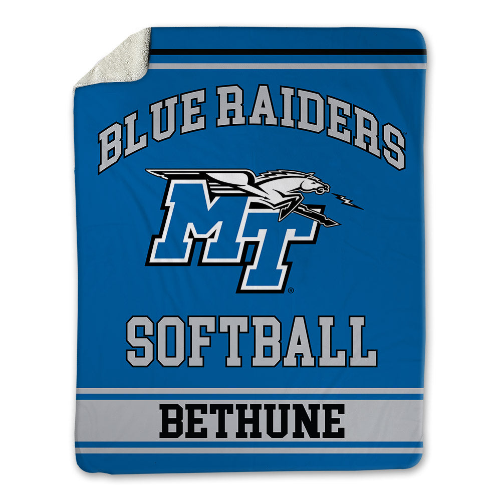 MTSU - NCAA Softball : Lilly Bethune - Blanket-0