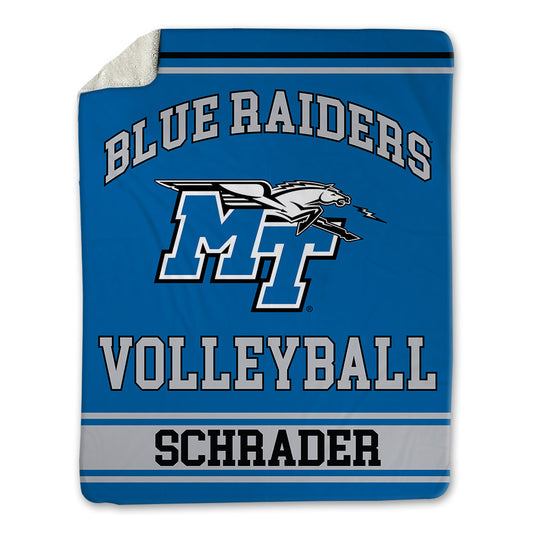 MTSU - NCAA Women's Volleyball : Aowyn Schrader - Blanket-0