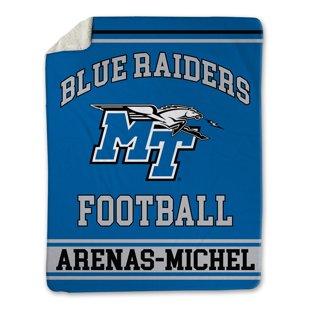 MTSU - NCAA Football : Jayden Arenas-Michel - Blanket-0