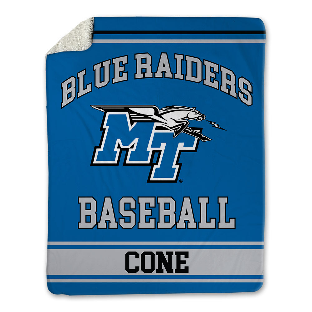 MTSU - NCAA Baseball : Josh Cone - Blanket-0