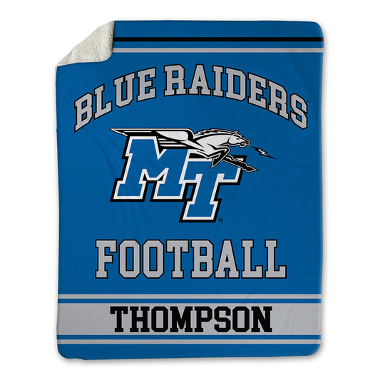 MTSU - NCAA Football : Jaiyden Thompson - Blanket-0