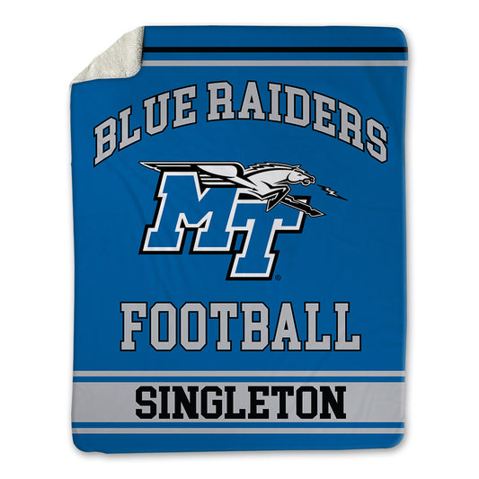 MTSU - NCAA Football : Aidan Singleton - Blanket-0
