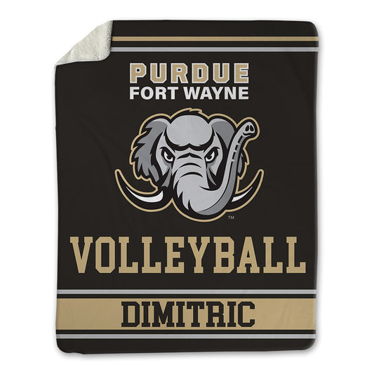 PFW - NCAA Women's Volleyball : Miona Dimitric - Blanket-0