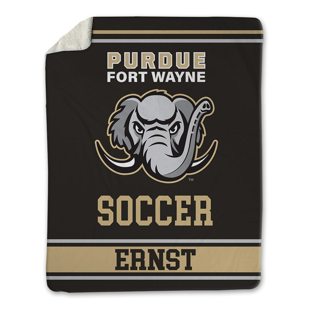 PFW - NCAA Women's Soccer : Emily Ernst - Blanket-0