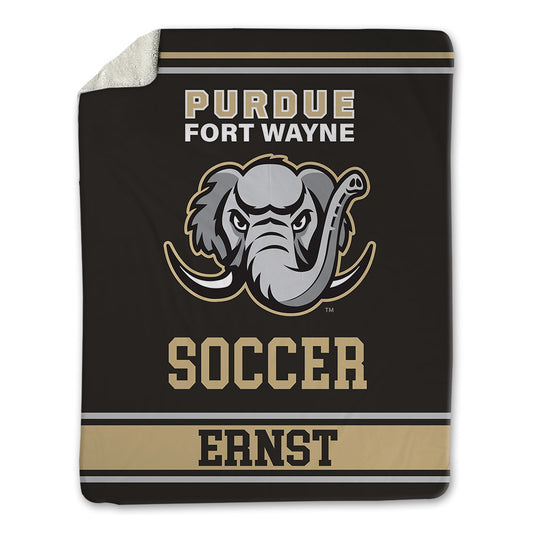 PFW - NCAA Women's Soccer : Emily Ernst - Blanket-0
