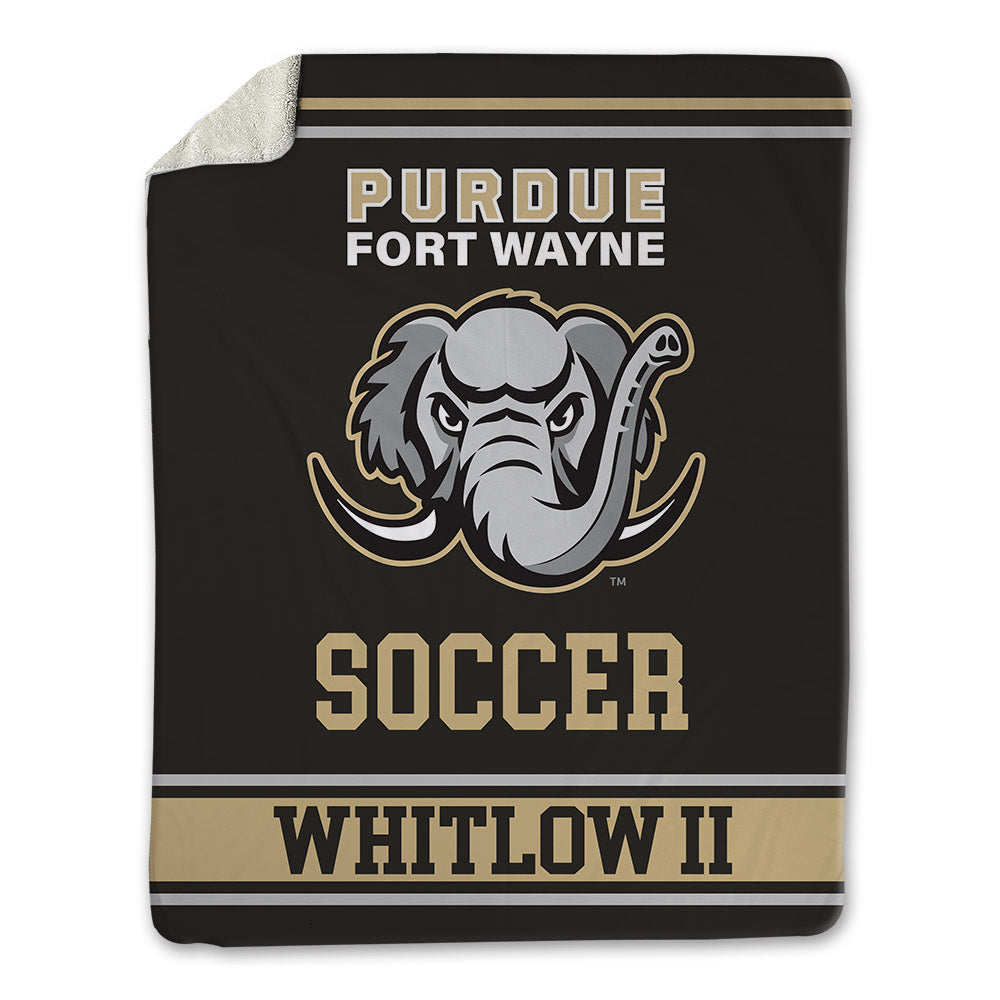 PFW - NCAA Men's Soccer : Kevin Whitlow II - Blanket-0